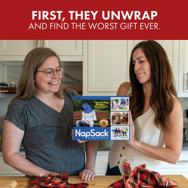 Prank Pack Prank-O Nap Sack â€“ Funniest Prank Gift Box | Hilarious Empty Gag Gift for White Elephant & Christmas 2025 | Funny Gift Box for Coworkers, Friends & Men Who Have Everything, As Seen on Shark Tank - Image 4